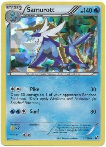 Samurott (Cracked Ice Holo)