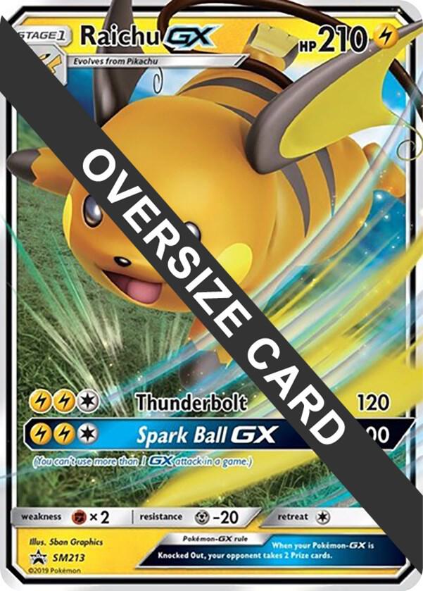 Raichu GX - SM213 - Jumbo Cards