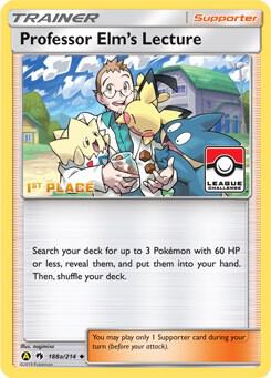 Professor Elm's Lecture - 188a/214 (League Challenge) [1st Place] - League & Championship Cards