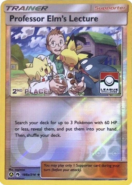 Professor Elm's Lecture - 188a/214 (League Challenge) [2nd Place] - League & Championship Cards