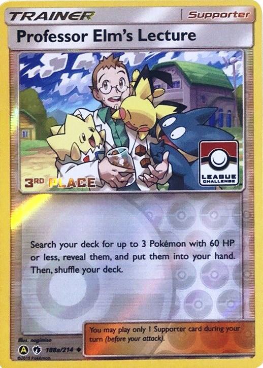 Professor Elm's Lecture - 188a/214 (League Challenge) [3rd Place] - League & Championship Cards