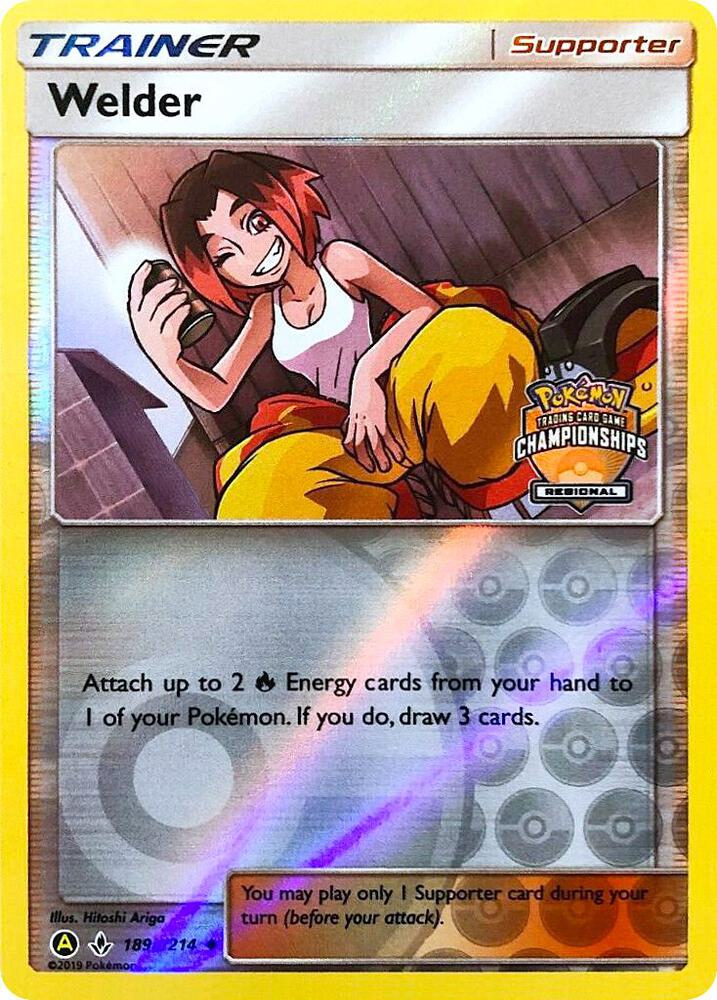 Welder - 189a/214 (Regional Championships) - League & Championship Cards