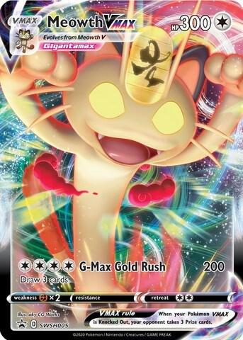 Meowth VMAX - SWSH005 - SWSH: Sword & Shield Promo Cards