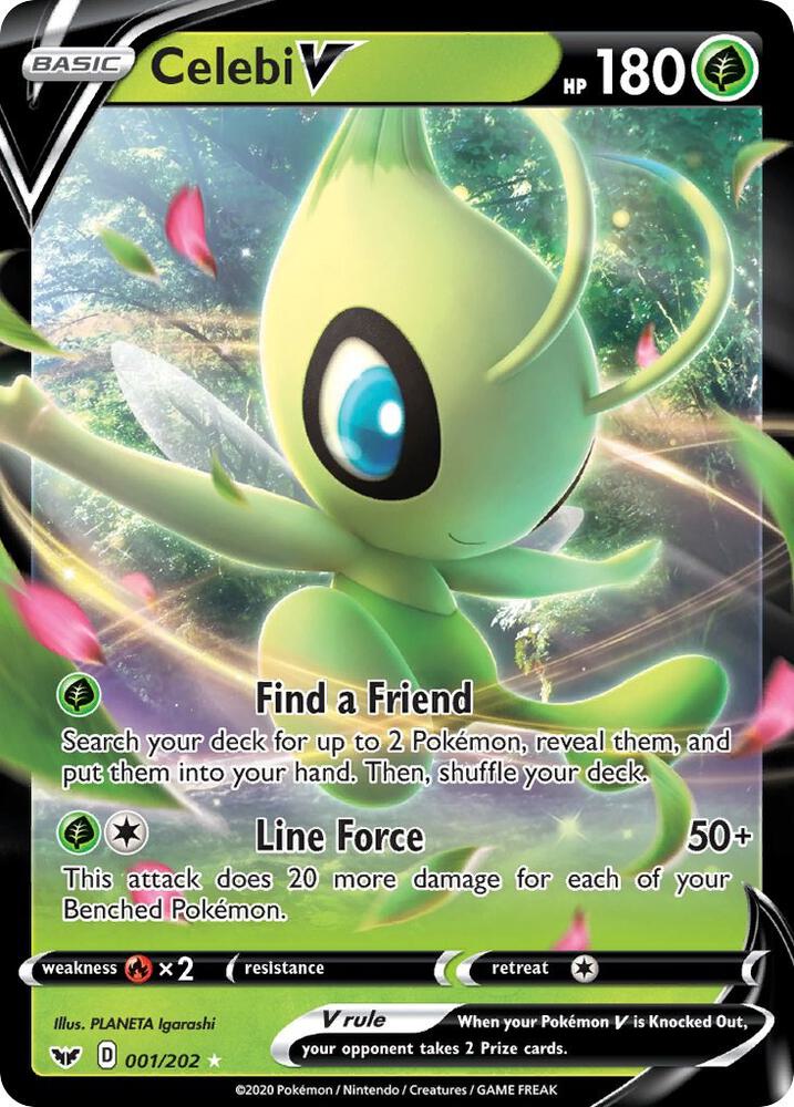 Celebi V - SWSH01: Sword & Shield Base Set