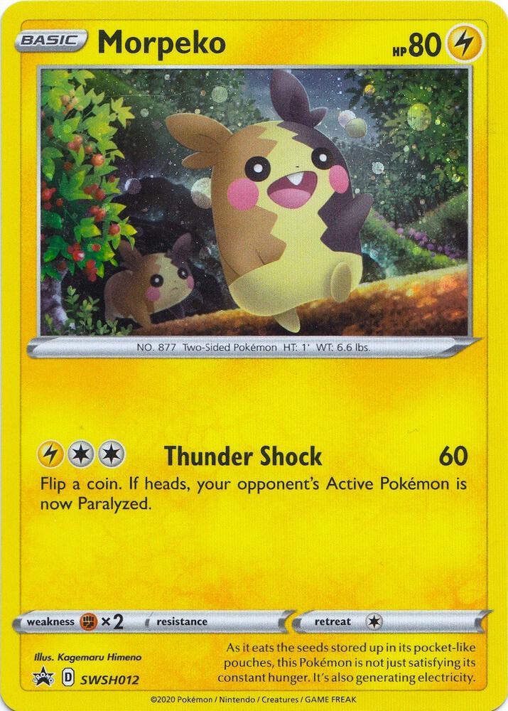 Morpeko - SWSH012 - SWSH: Sword & Shield Promo Cards