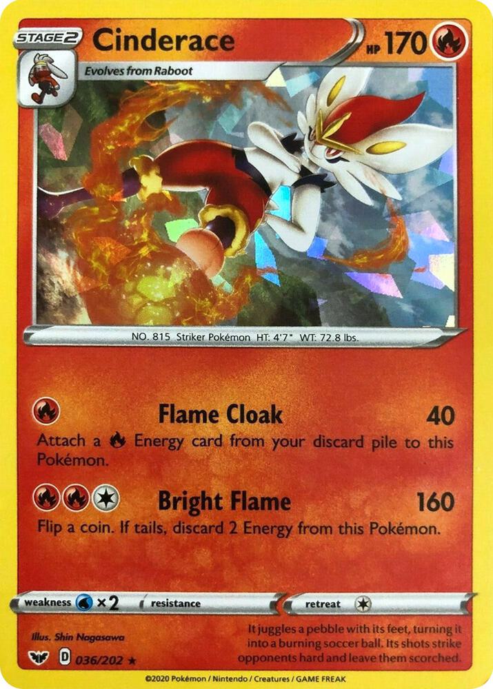 Cinderace (Cracked Ice Holo)