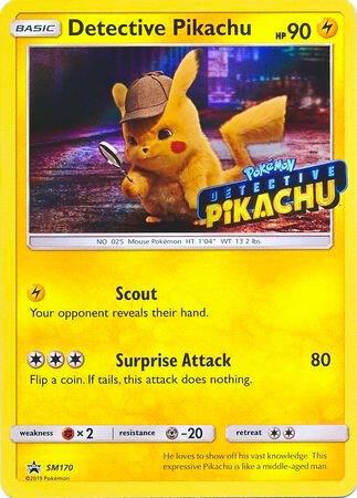 Detective Pikachu - SM170 (Stamped) - SM Promos
