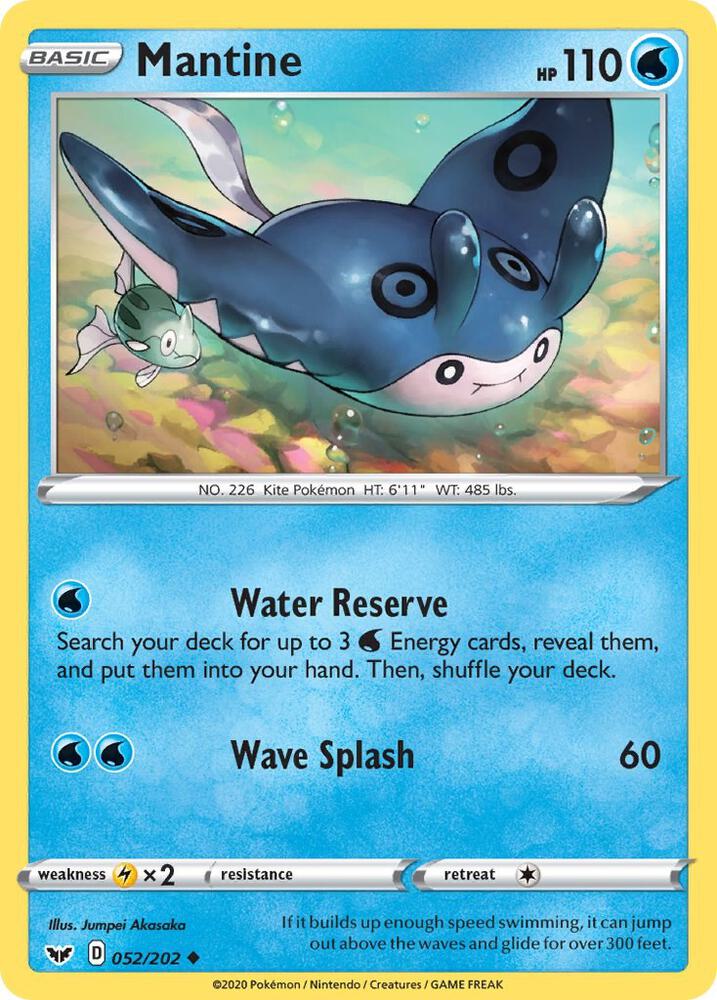 Mantine - SWSH01: Sword & Shield Base Set