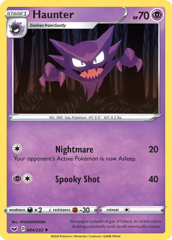 Haunter - SWSH01: Sword & Shield Base Set