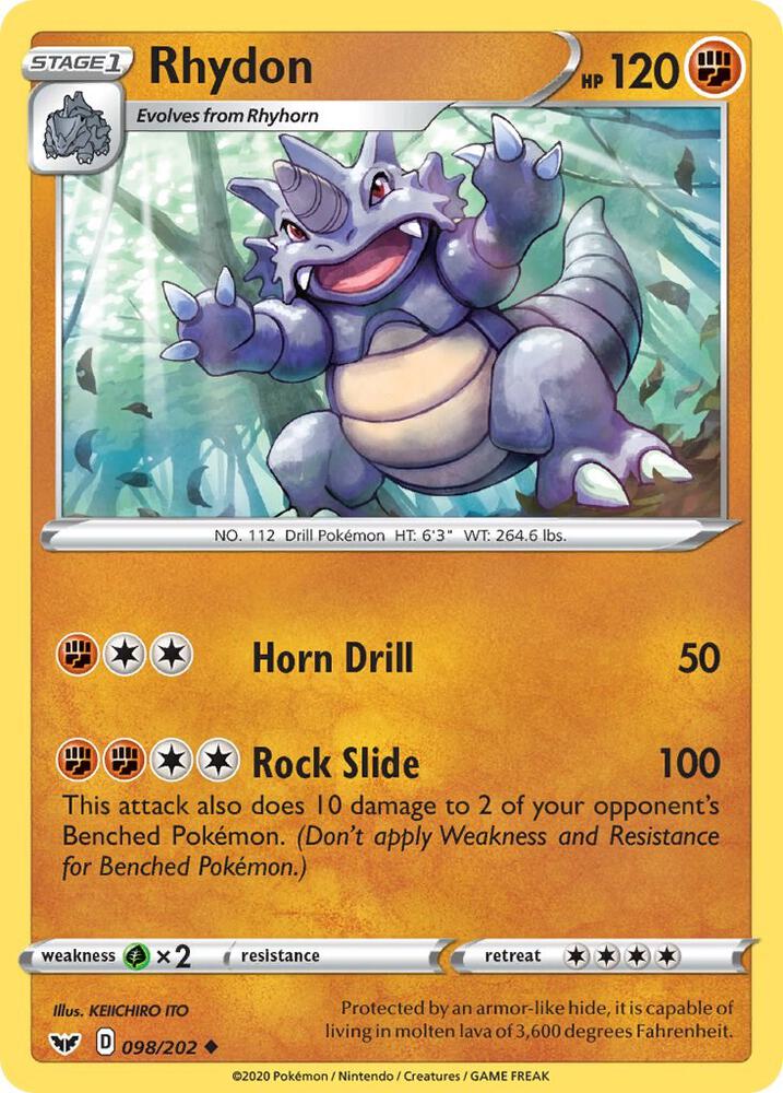 Rhydon - SWSH01: Sword & Shield Base Set