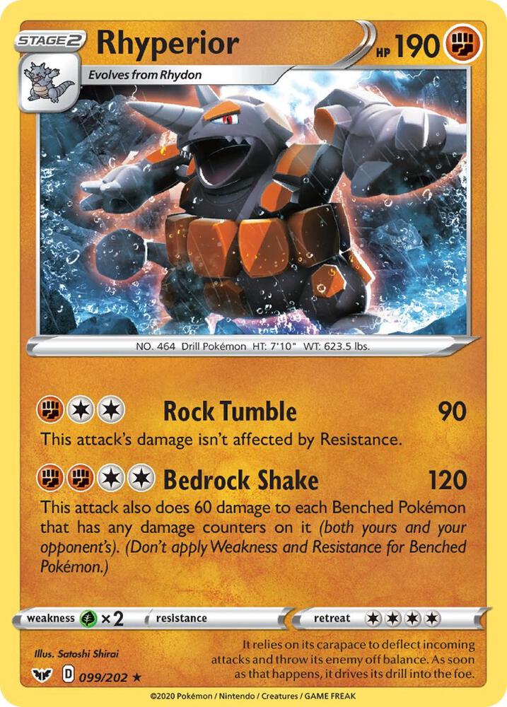 Rhyperior - SWSH01: Sword & Shield Base Set