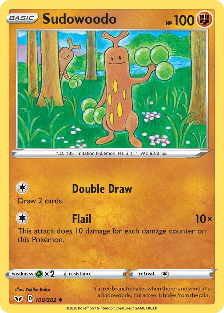Sudowoodo - SWSH01: Sword & Shield Base Set