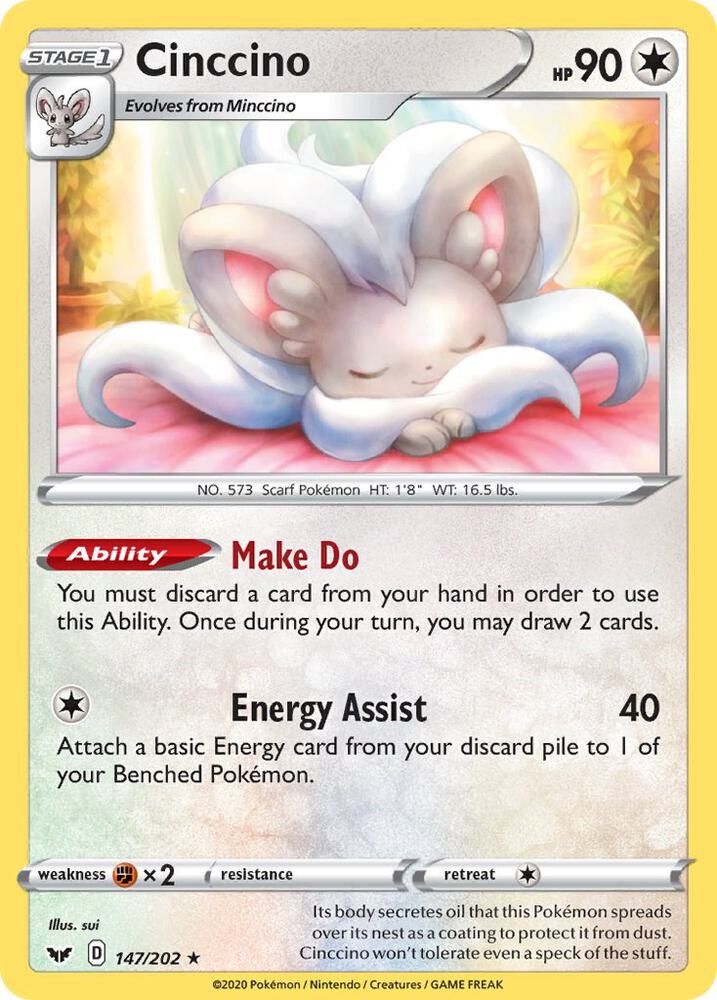 Cinccino - SWSH01: Sword & Shield Base Set