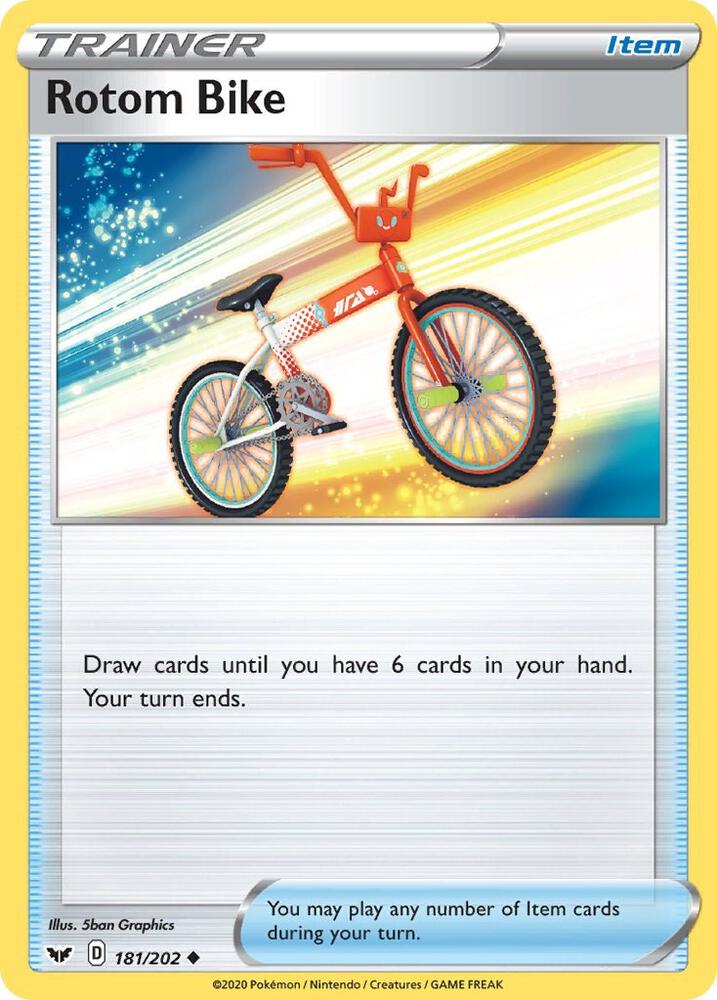 Rotom Bike - SWSH01: Sword & Shield Base Set