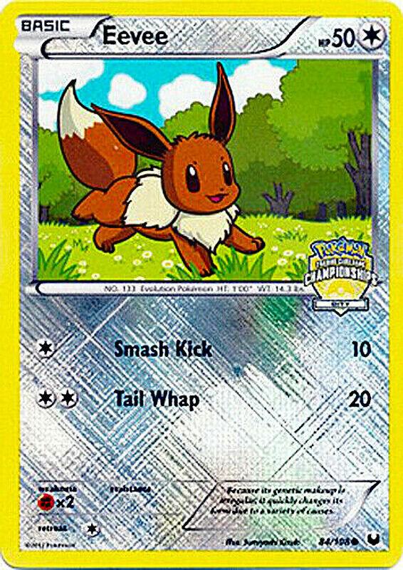 Eevee - 84/108 (City Championships) - League & Championship Cards