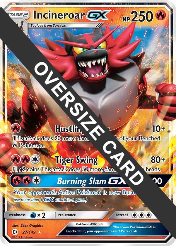 Incineroar GX - 27/149 - Jumbo Cards