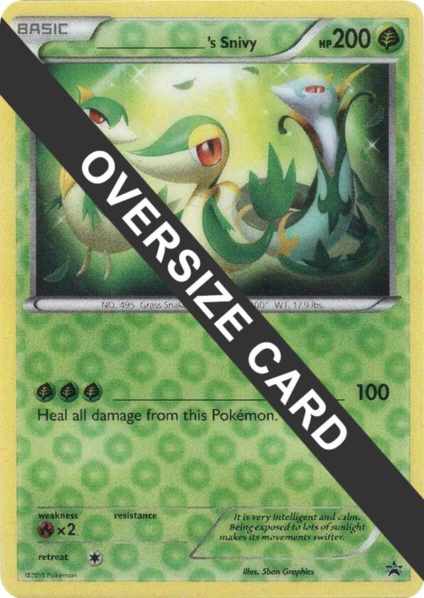 ______'s Snivy - Jumbo Cards