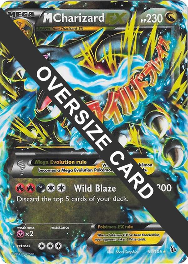 M Charizard EX - 69/106 (Form X) - Jumbo Cards
