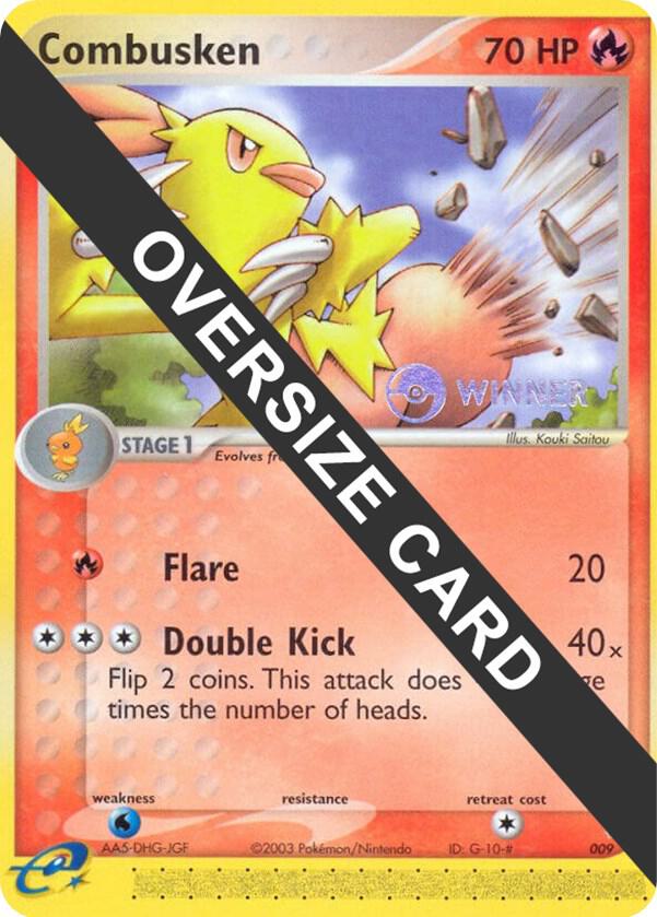 Combusken - 009 (Nintendo Black Star Promo) - Jumbo Cards