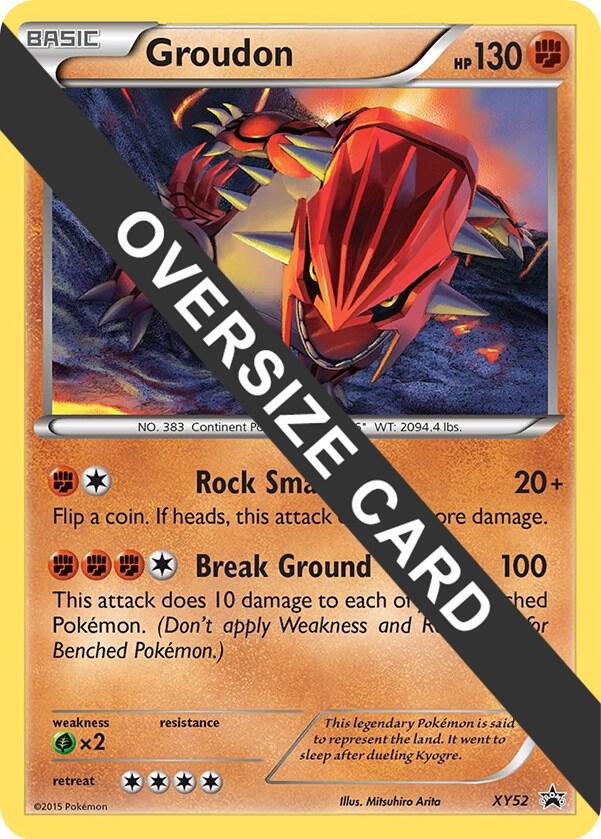 Groudon - XY52 (XY Black Star Promo) - Jumbo Cards