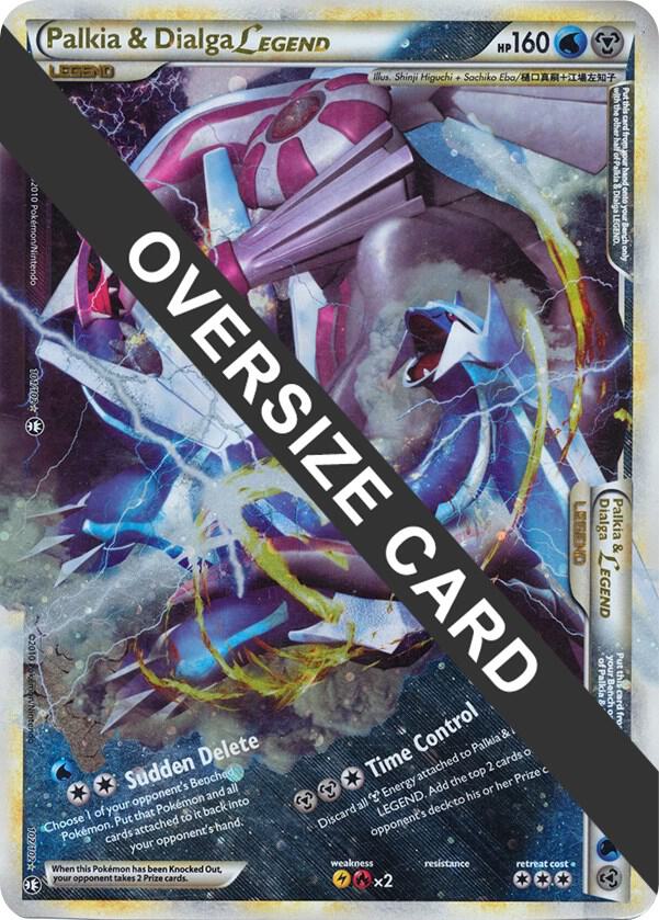 Palkia & Dialga Legends - 101/102 + 102/102 (Single Oversized Promo) - Jumbo Cards