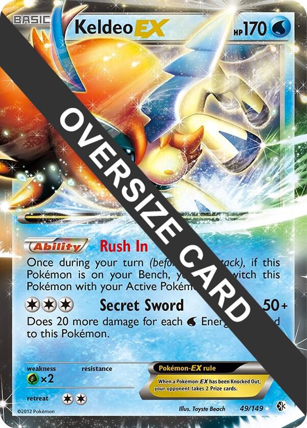 Keldeo EX - 49/99 - Jumbo Cards