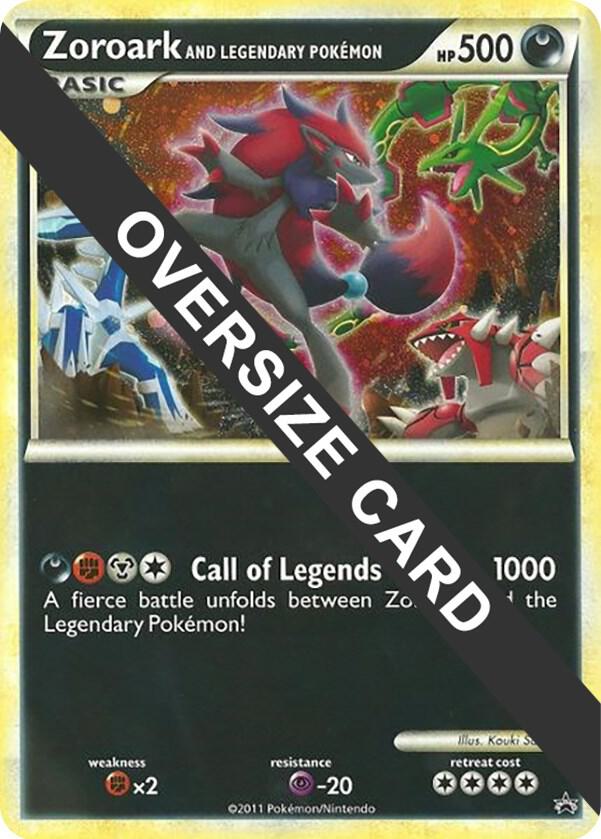 Zoroark and Legendary Pokemon (World of Illusions Promo) - Jumbo Cards