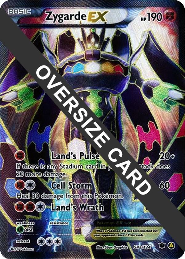 Zygarde EX - 54a/124 - Jumbo Cards