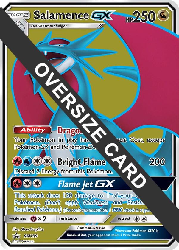 Salamence GX - SM139 (SM Black Star Promo) - Jumbo Cards