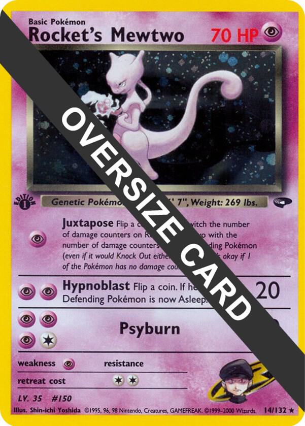 Rocket's Mewtwo - 14/132 - Jumbo Cards