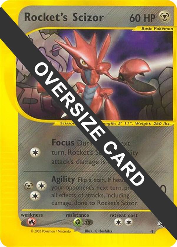 Rocket's Scizor - 4 - Jumbo Cards