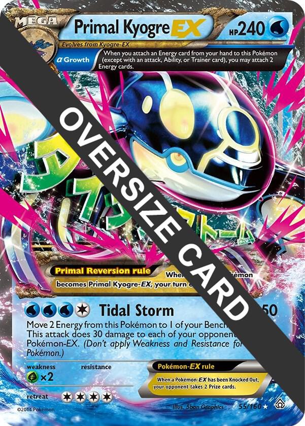 Primal Kyogre EX - 55/160 - Jumbo Cards