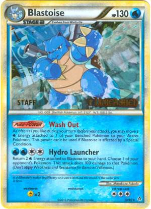 Blastoise - 13/95 (Prerelease) [Staff] - HGSS Promos