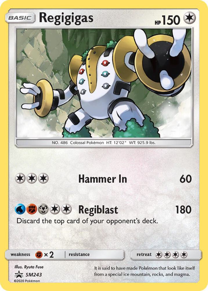 Regigigas - SM243 - SM Promos