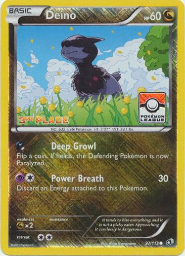 Deino (Pokemon League) [3rd Place]