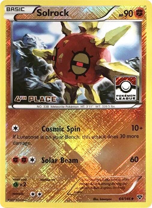 Solrock (Pokemon League) [4th Place]