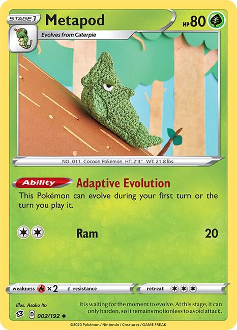 Metapod - SWSH02: Rebel Clash
