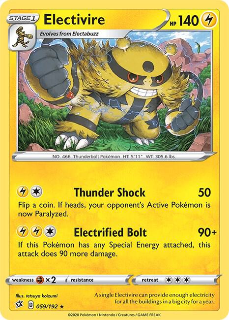 Electivire - SWSH02: Rebel Clash