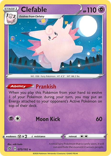 Clefable - SWSH02: Rebel Clash