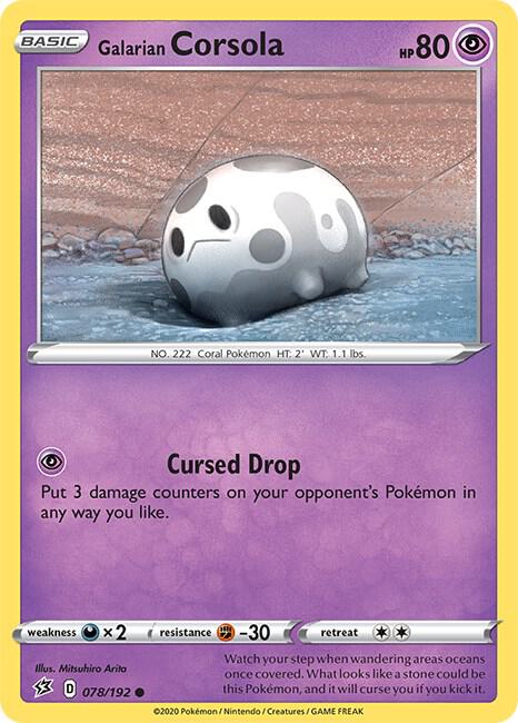 Galarian Corsola - SWSH02: Rebel Clash