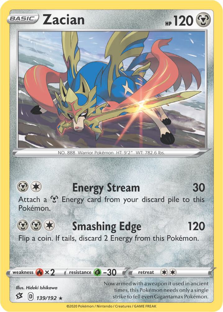 Zacian (Cracked Ice Holo)