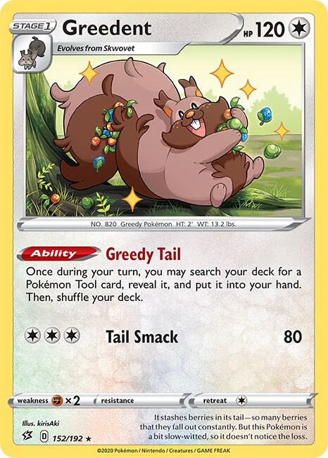 Greedent - SWSH02: Rebel Clash