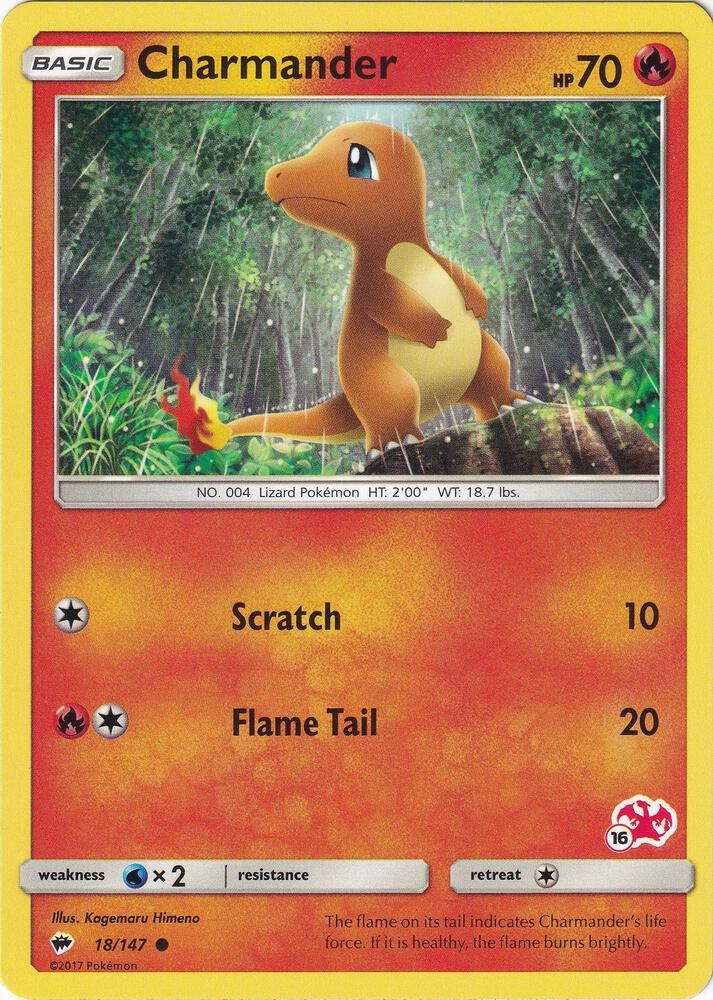 Charmander (#16 Charizard Stamped)