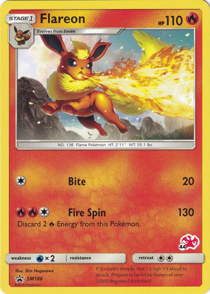Flareon (#44 Charizard Stamped)