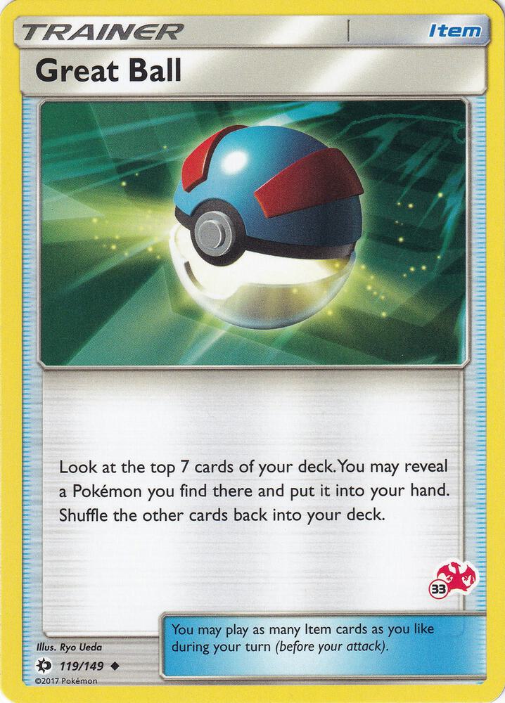 Great Ball - 119/149 (#33 Charizard Stamped) - Battle Academy