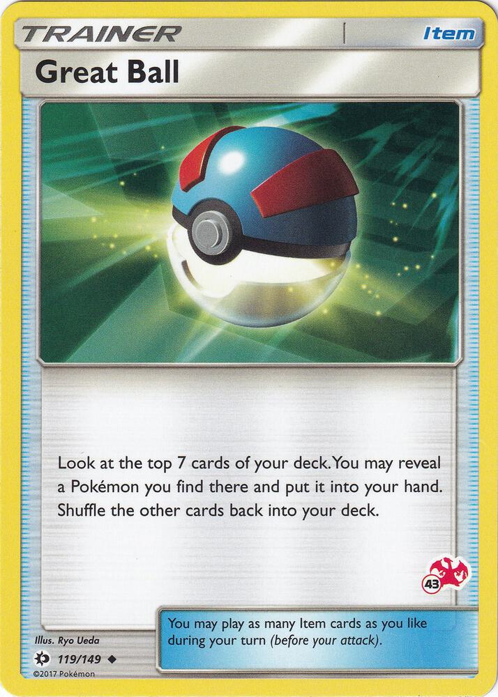 Great Ball - 119/149 (#43 Charizard Stamped) - Battle Academy