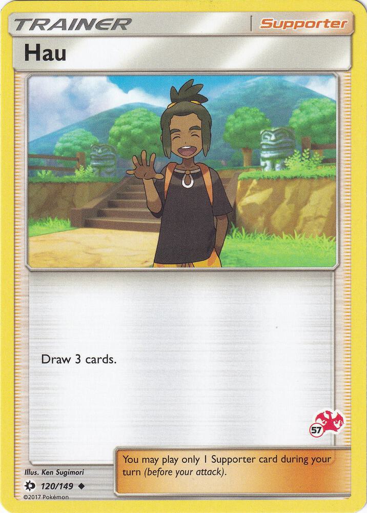 Hau - 120/149 (#57 Charizard Stamped) - Battle Academy