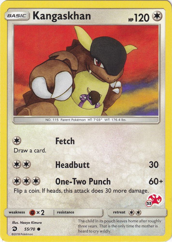 Kangaskhan (#53 Charizard Stamped)