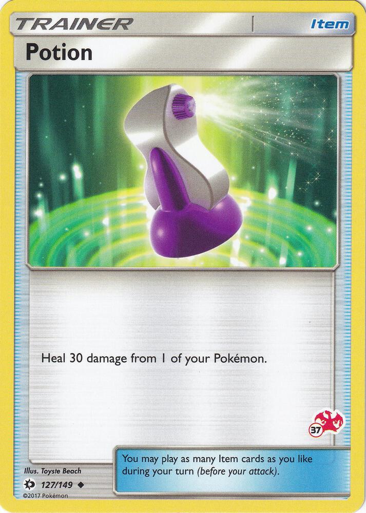 Potion - 127/149 (#37 Charizard Stamped) - Battle Academy
