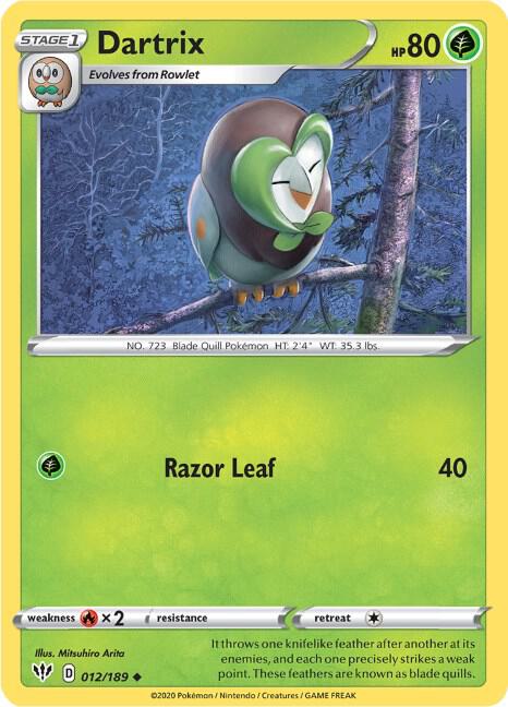 Dartrix - SWSH03: Darkness Ablaze